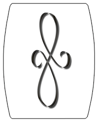 DAREC 601 BK WT Black Scroll White Background copy